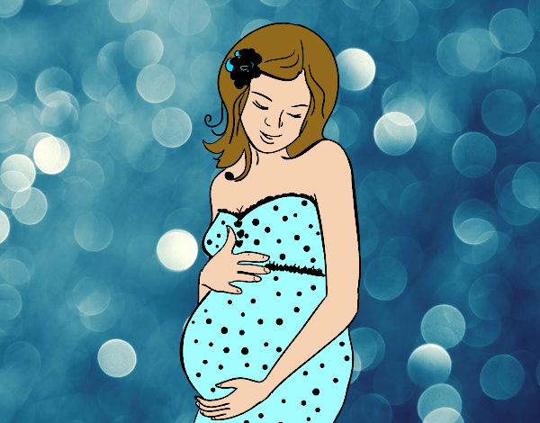 mujer-embarazada-feliz-fiestas-dia-de-la-madre-pintado-por-queyla-10535254